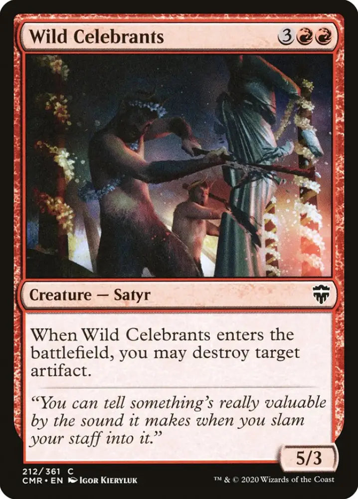 Wild Celebrants [Commander Legends] - MTG Single
