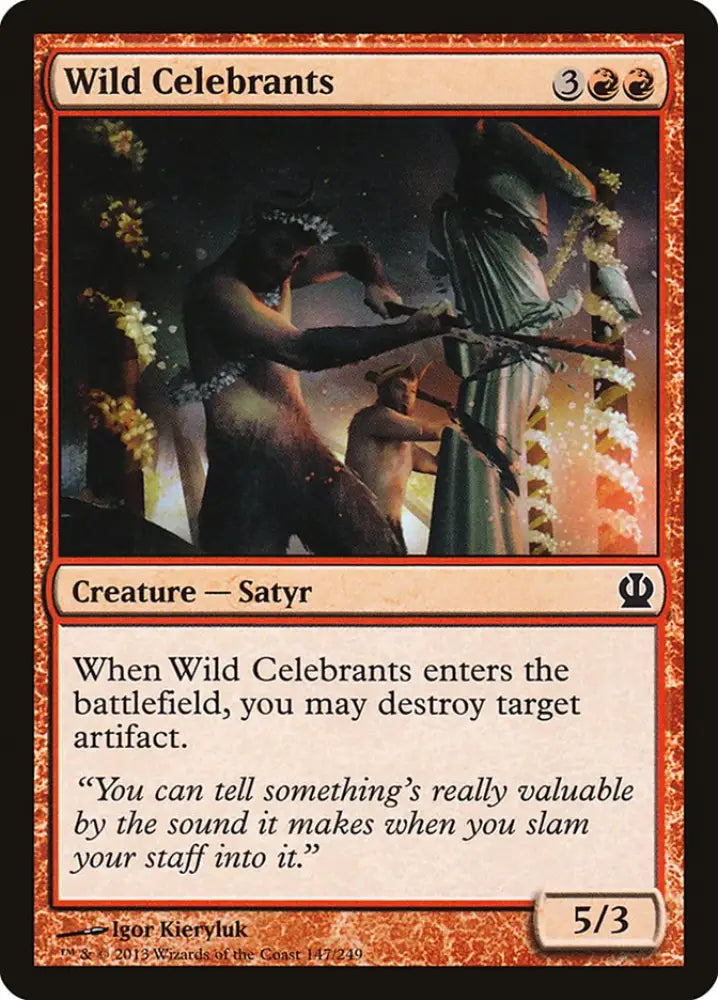 Wild Celebrants [Theros] - MTG Single
