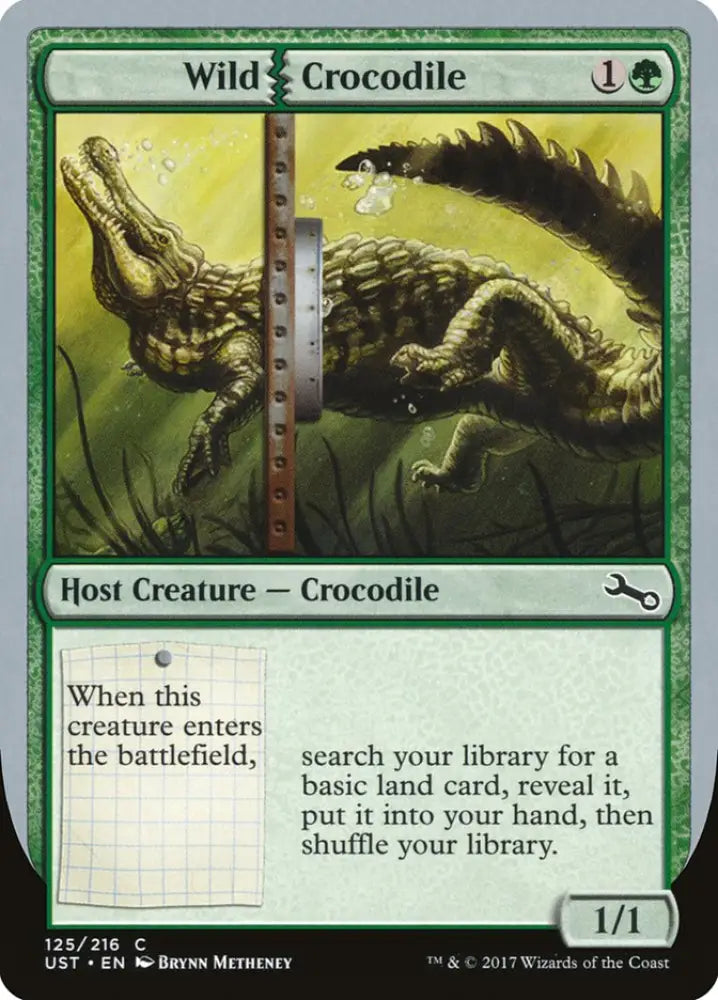 Wild Crocodile [Unstable] - MTG Single
