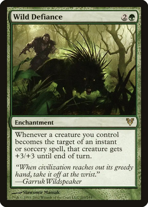 Wild Defiance [Avacyn Restored] - MTG Single