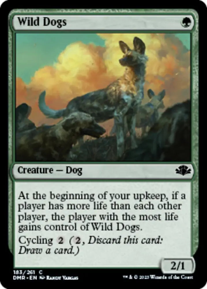 Wild Dogs [Dominaria Remastered] - MTG Single