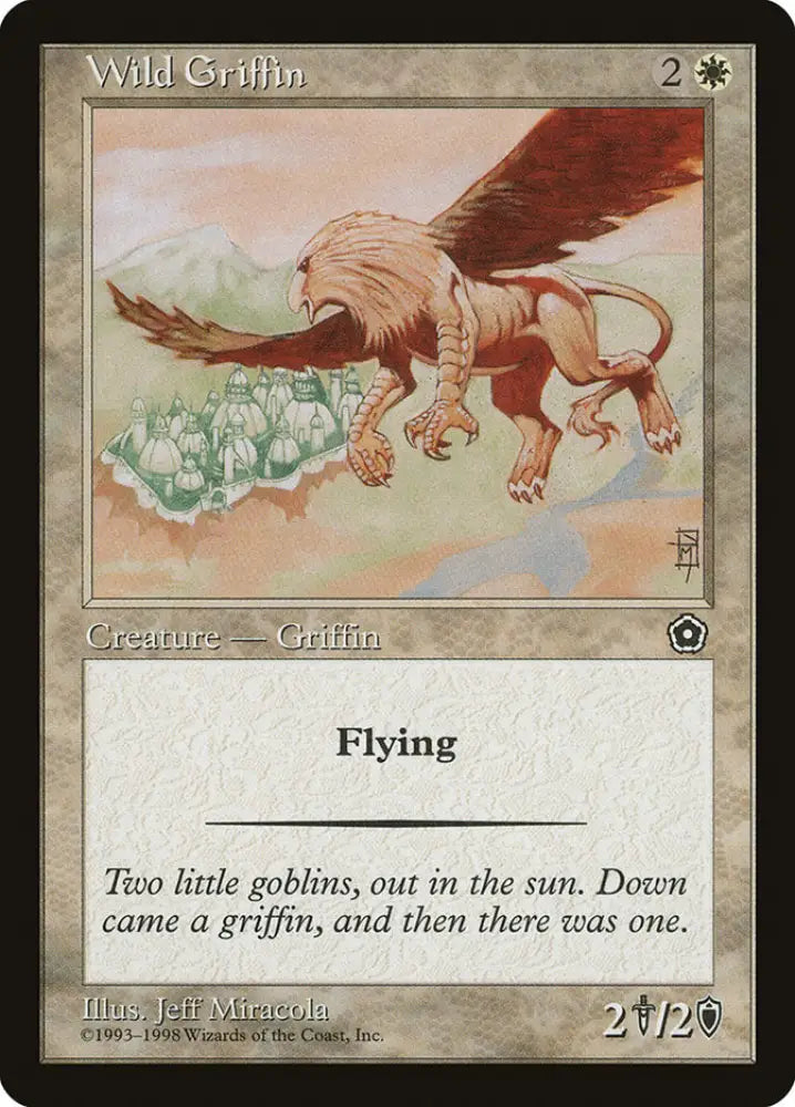 Wild Griffin [Portal Second Age] - MTG Single