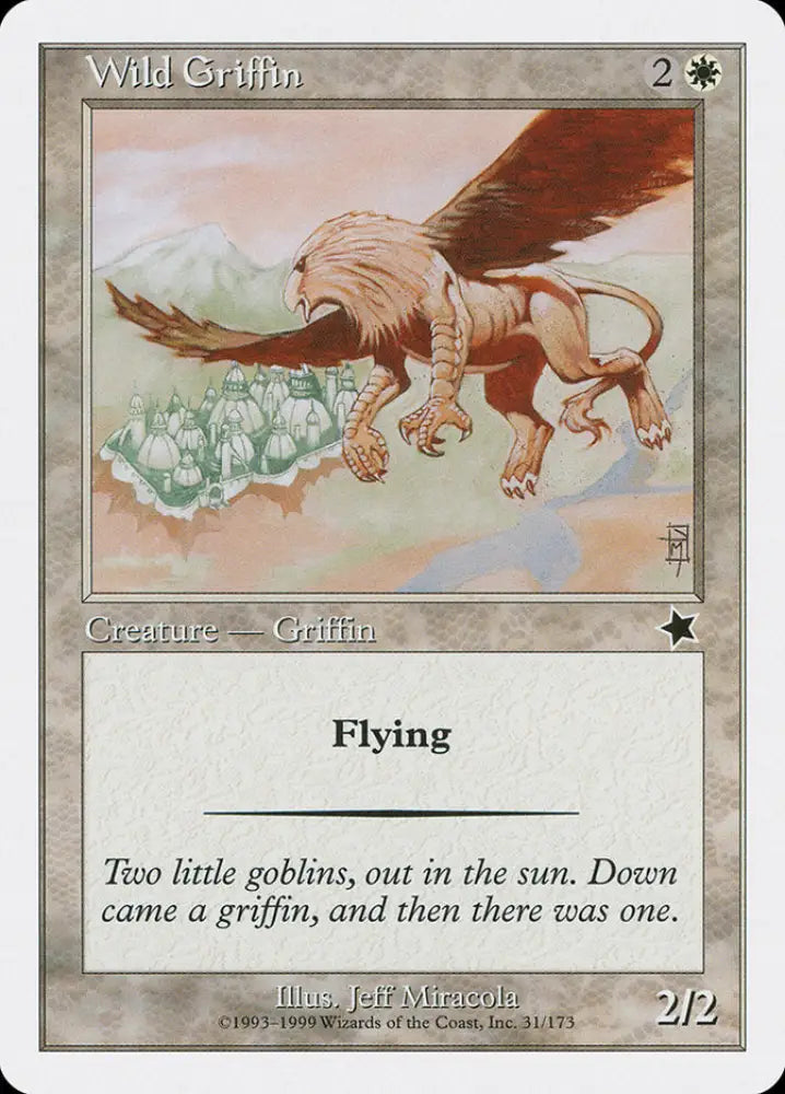 Wild Griffin [Starter 1999] - MTG Single