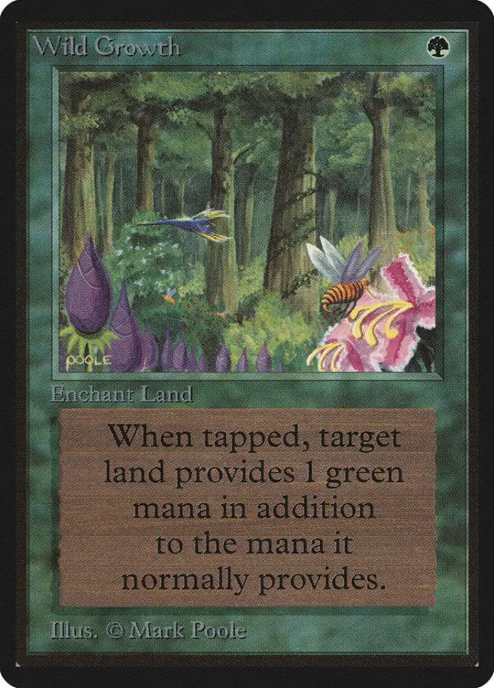 Wild Growth [Beta Edition] - MTG Single