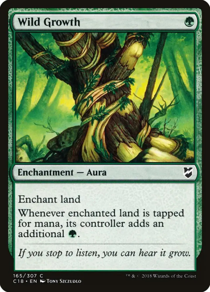 Wild Growth [Commander 2018] - MTG Single