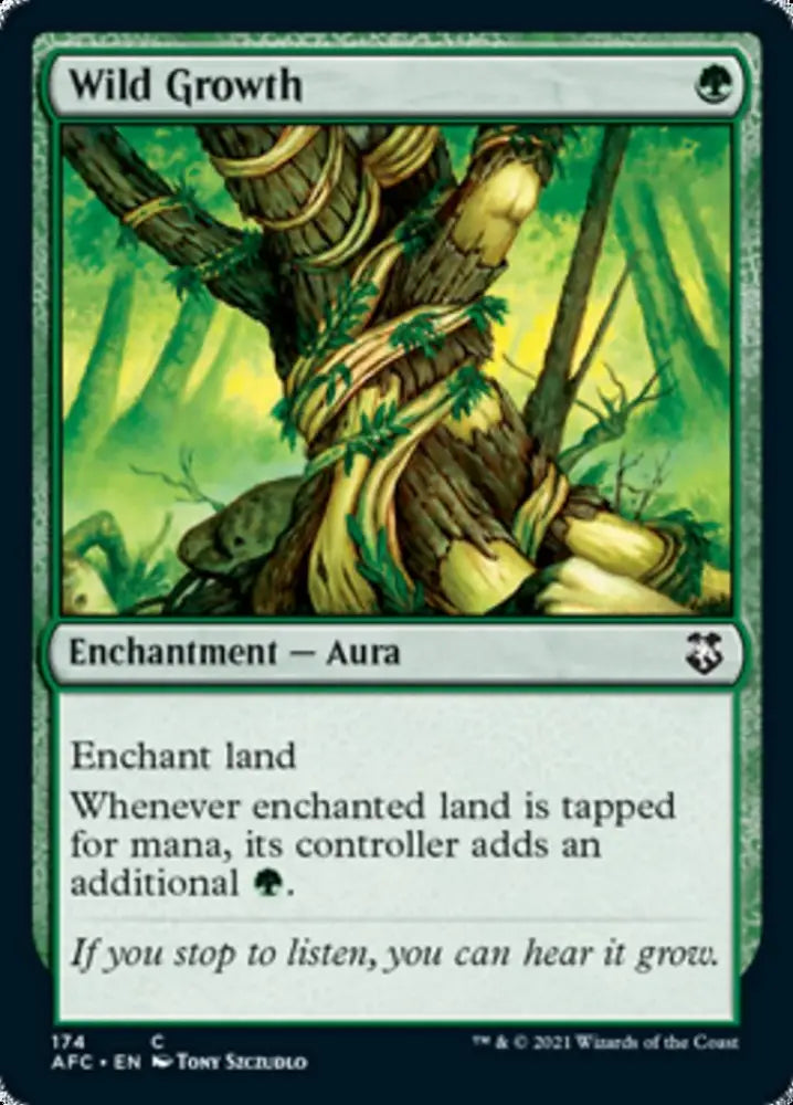 Wild Growth [Dungeons & Dragons: Adventures in the Forgotten Realms Commander] - MTG Single