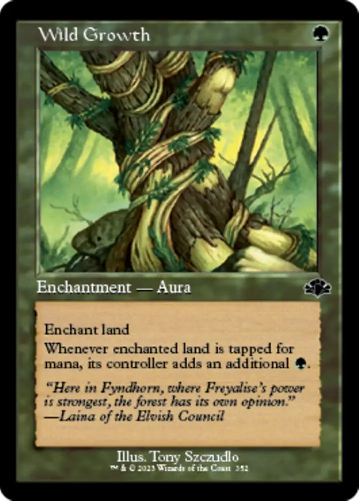 Wild Growth (Retro) [Dominaria Remastered] - MTG Single