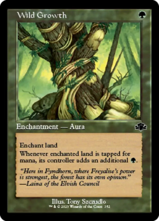 Wild Growth (Retro) [Dominaria Remastered] - MTG Single