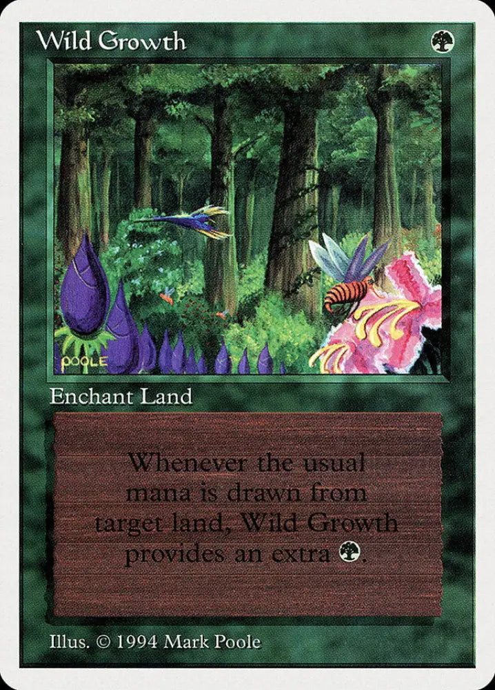 Wild Growth [Summer Magic / Edgar] - MTG Single
