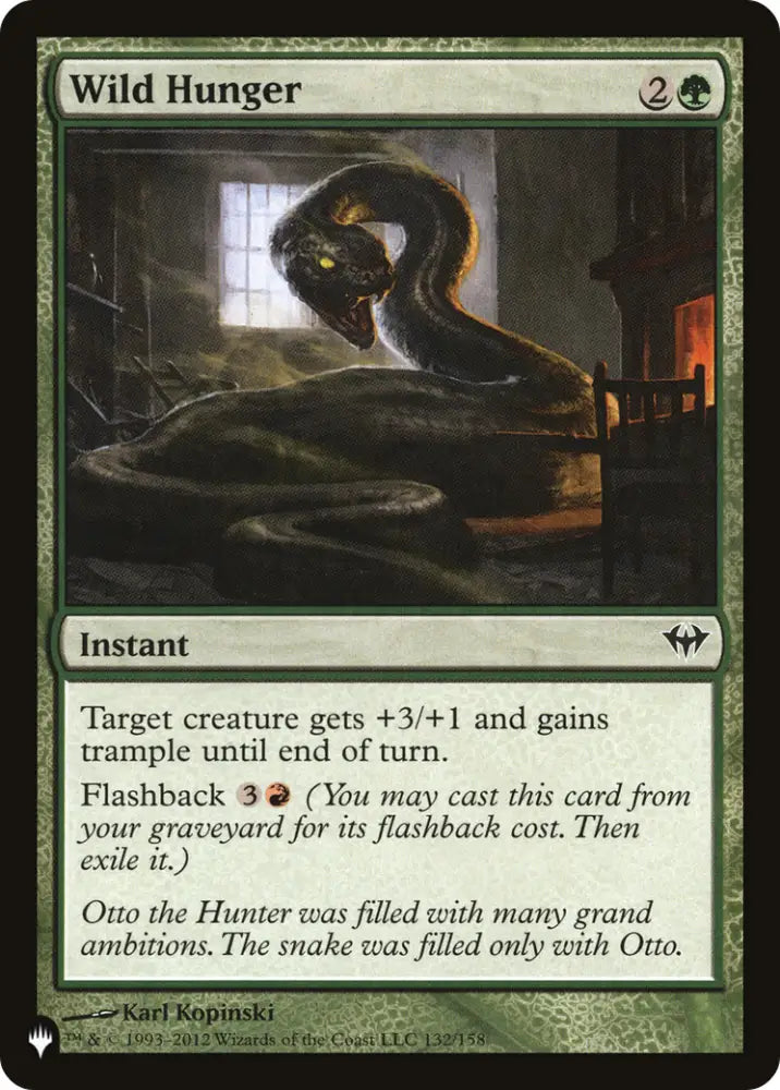 Wild Hunger [The List] - MTG Single