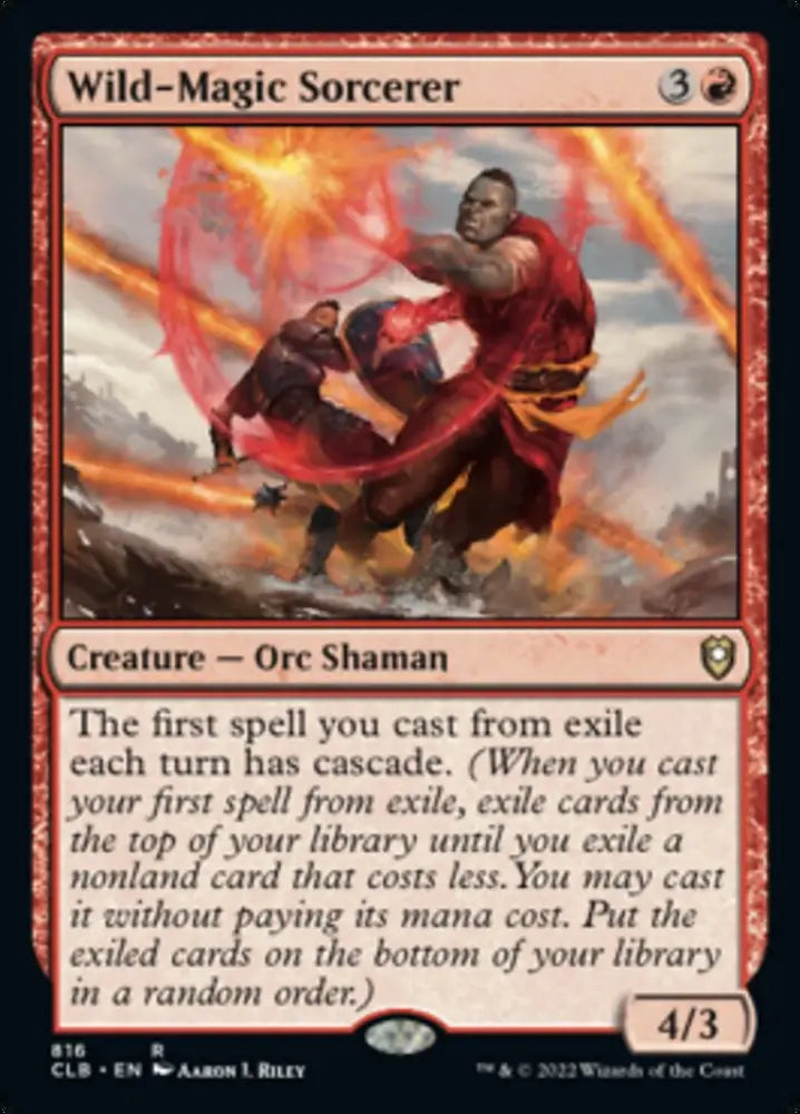 Wild-Magic Sorcerer [Commander Legends: Battle for Baldur’s Gate] - MTG Single