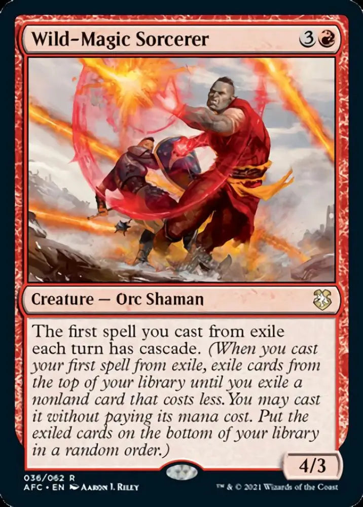 Wild-Magic Sorcerer [Dungeons & Dragons: Adventures in the Forgotten Realms Commander] - MTG Single
