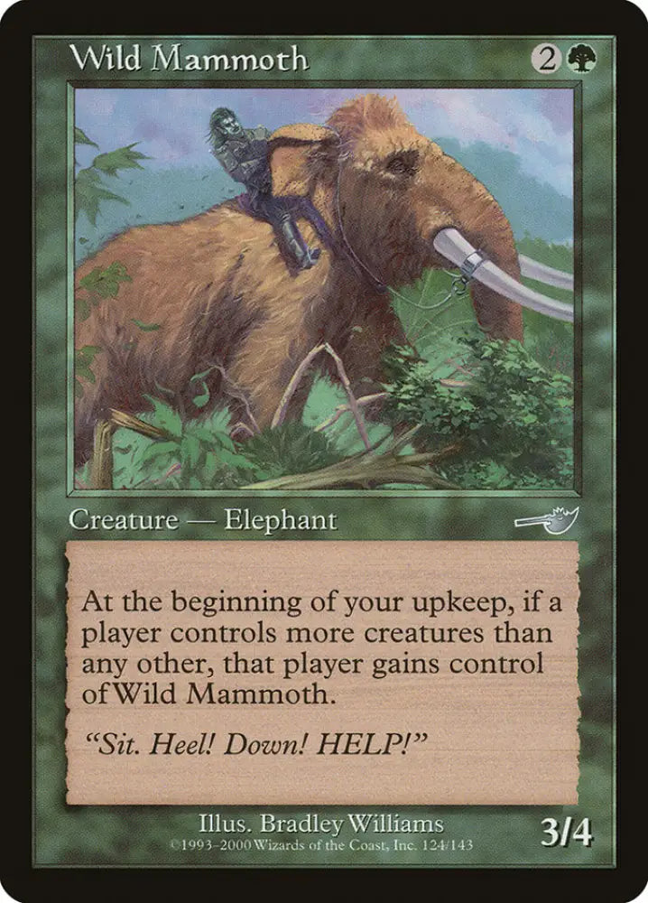Wild Mammoth [Nemesis] - MTG Single