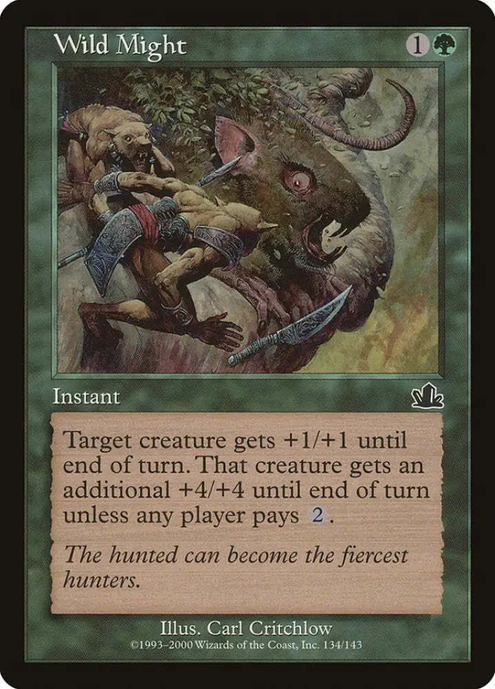 Wild Might [Prophecy] - MTG Single
