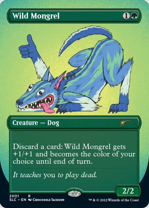 Wild Mongrel (Borderless) [Secret Lair 30th Anniversary Countdown Kit] - MTG Single