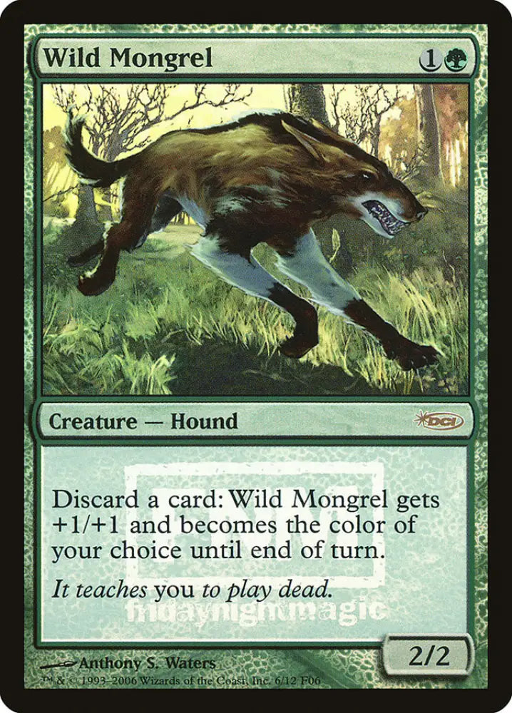 Wild Mongrel [Friday Night Magic 2006] - MTG Single