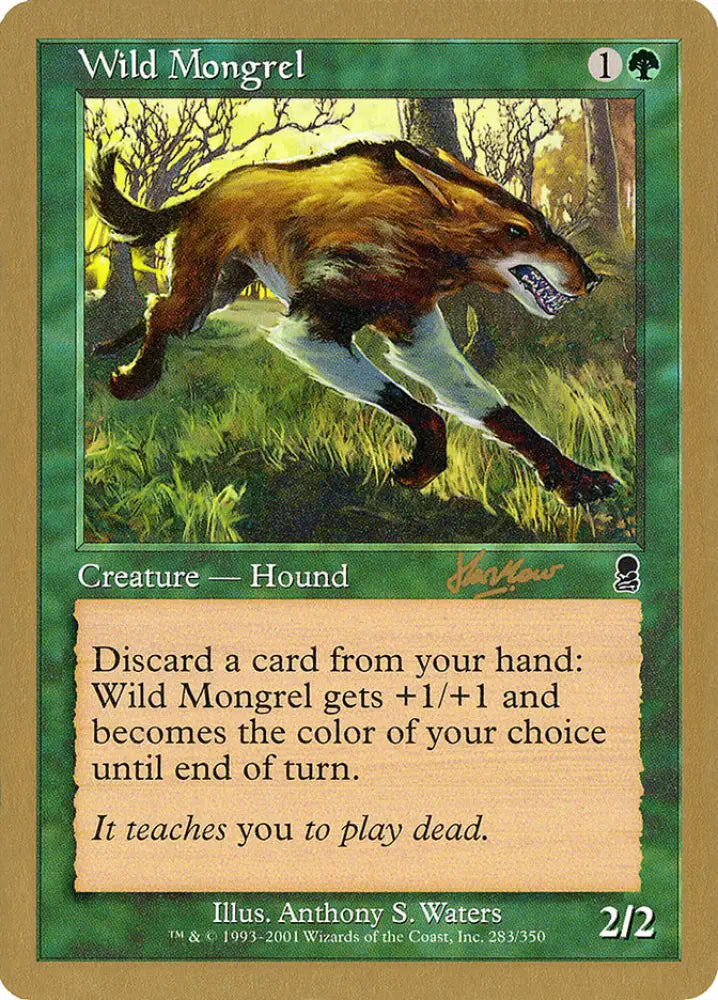 Wild Mongrel (Sim Han How) [World Championship Decks 2002] - MTG Single