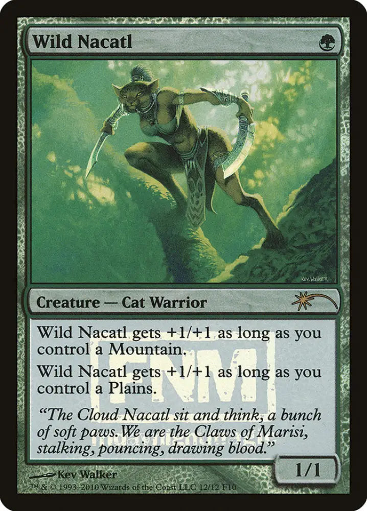 Wild Nacatl [Friday Night Magic 2010] - MTG Single