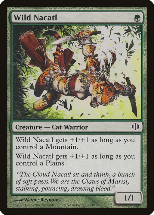 Wild Nacatl [Shards of Alara] - MTG Single