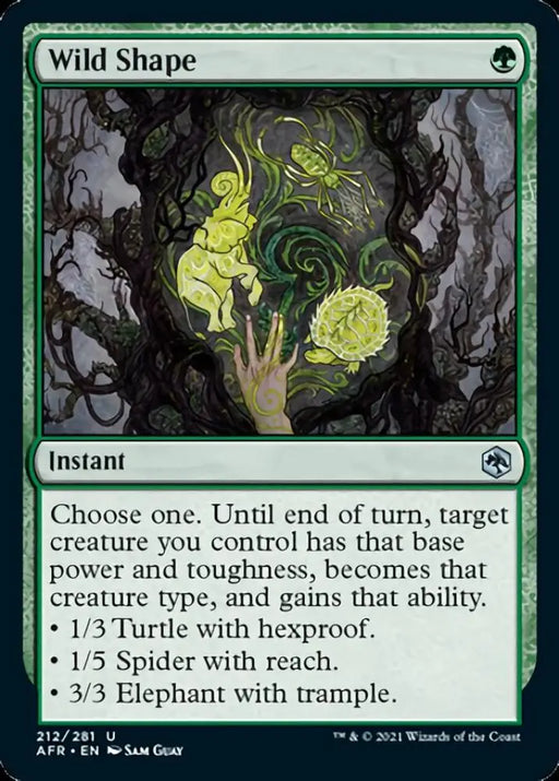 Wild Shape [Dungeons & Dragons: Adventures in the Forgotten Realms] - MTG Single