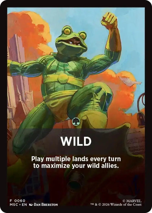 Wild Theme Card (60) [Marvel Super Heroes Commander]