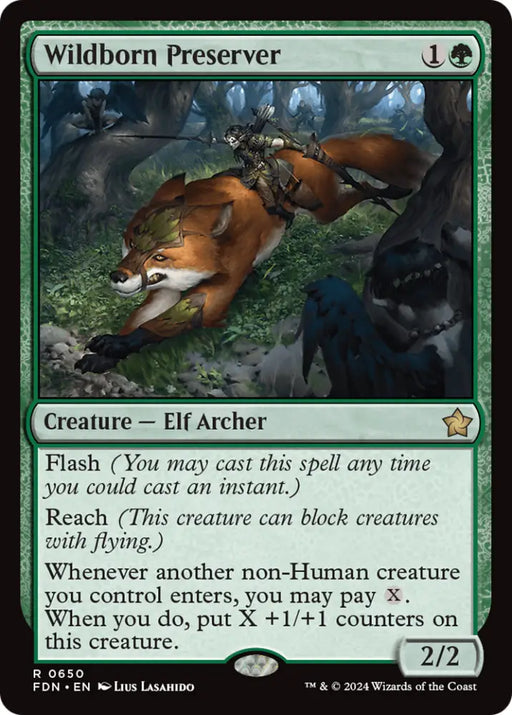 Wildborn Preserver [Foundations] - MTG Single