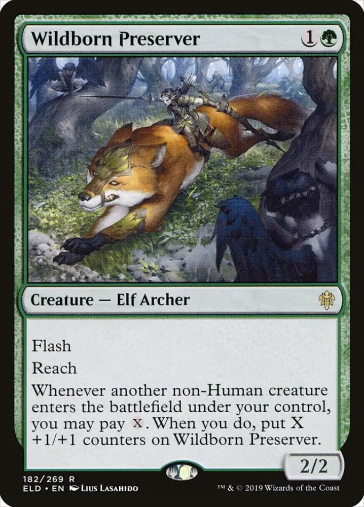 Wildborn Preserver [Throne of Eldraine] - MTG Single