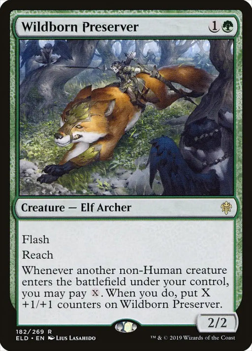 Wildborn Preserver [Throne of Eldraine] - MTG Single