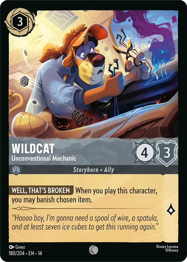 Wildcat - Unconventional Mechanic (180/204) [Hyperia City]