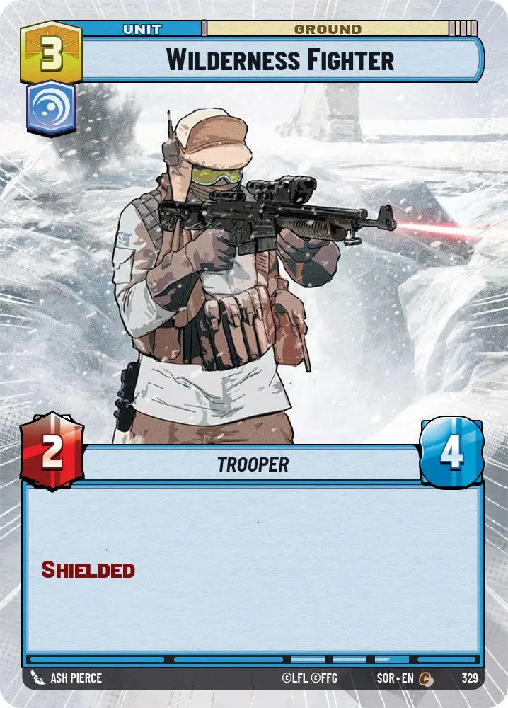 Wilderness Fighter (Hyperspace) (329) [Spark of Rebellion] - Star Wars: Unlimited Single