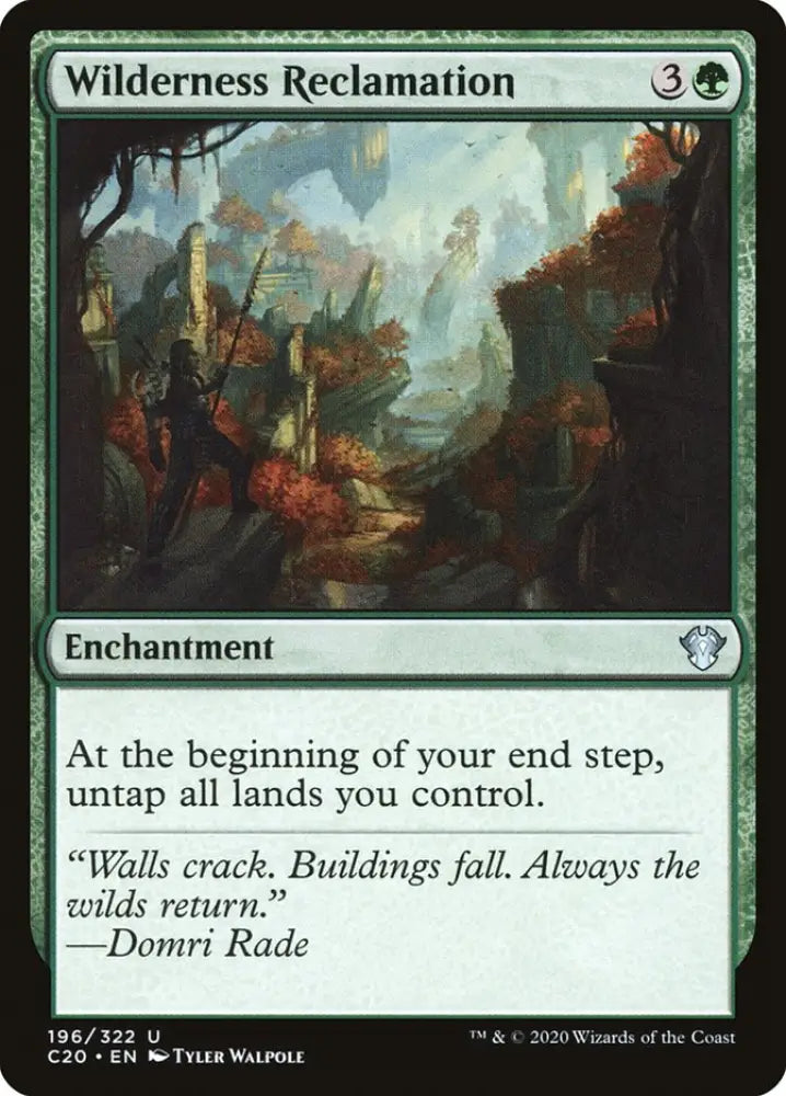 Wilderness Reclamation [Commander 2020] - MTG Single