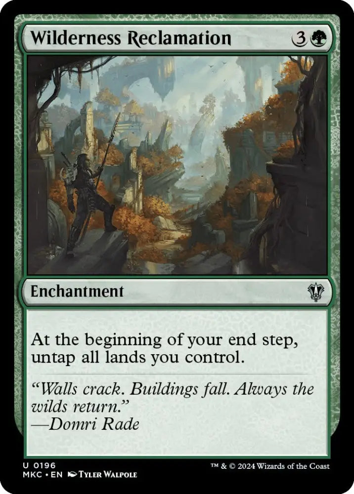 Wilderness Reclamation [Murders at Karlov Manor Commander] - MTG Single