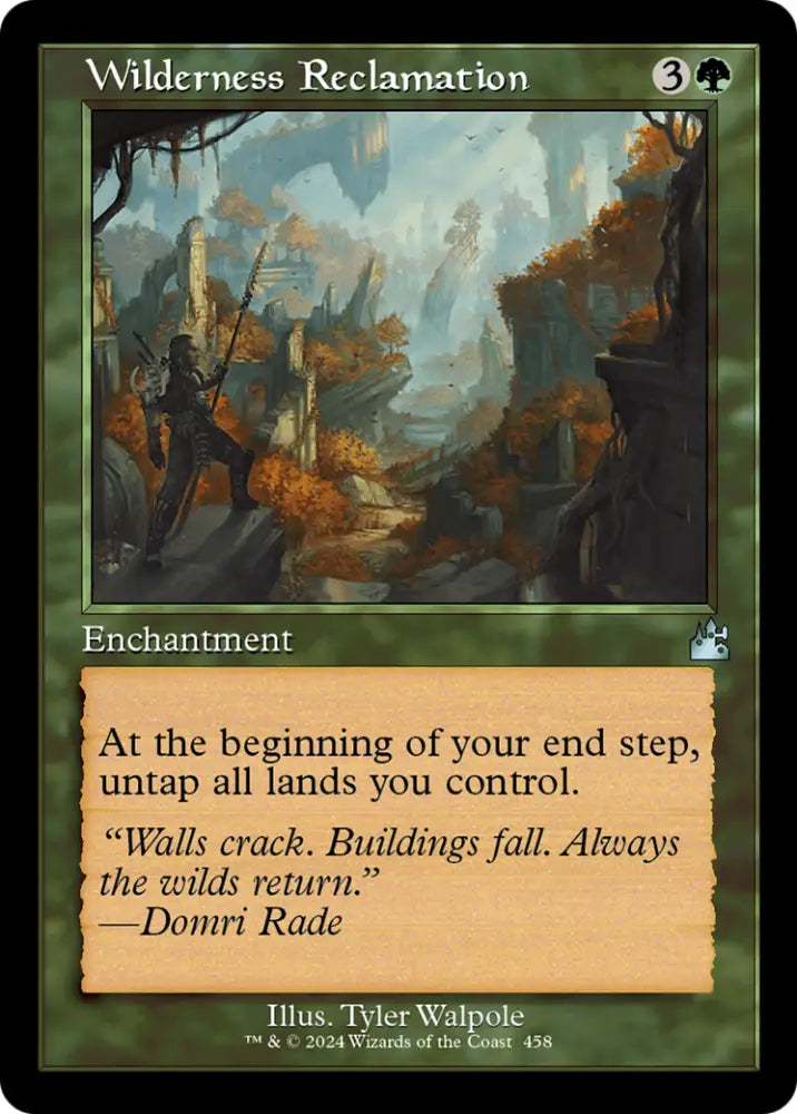 Wilderness Reclamation (Retro Frame) [Ravnica Remastered] - MTG Single