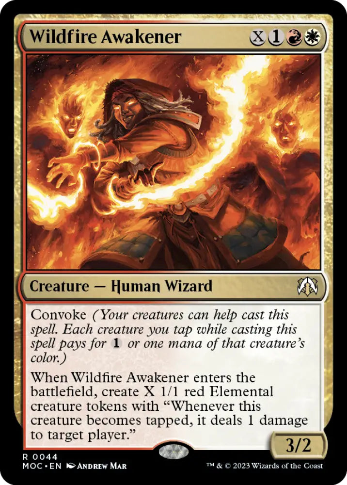 Wildfire Awakener [March of the Machine Commander] - MTG Single