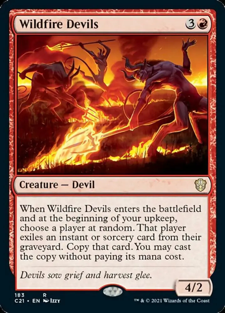 Wildfire Devils [Commander 2021] - MTG Single