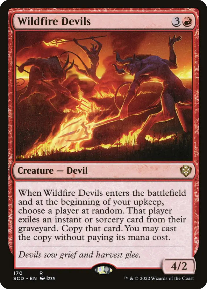 Wildfire Devils [Starter Commander Decks] - MTG Single