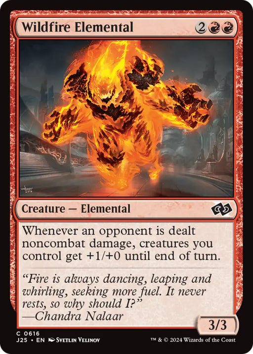 Wildfire Elemental [Foundations Jumpstart] - MTG Single