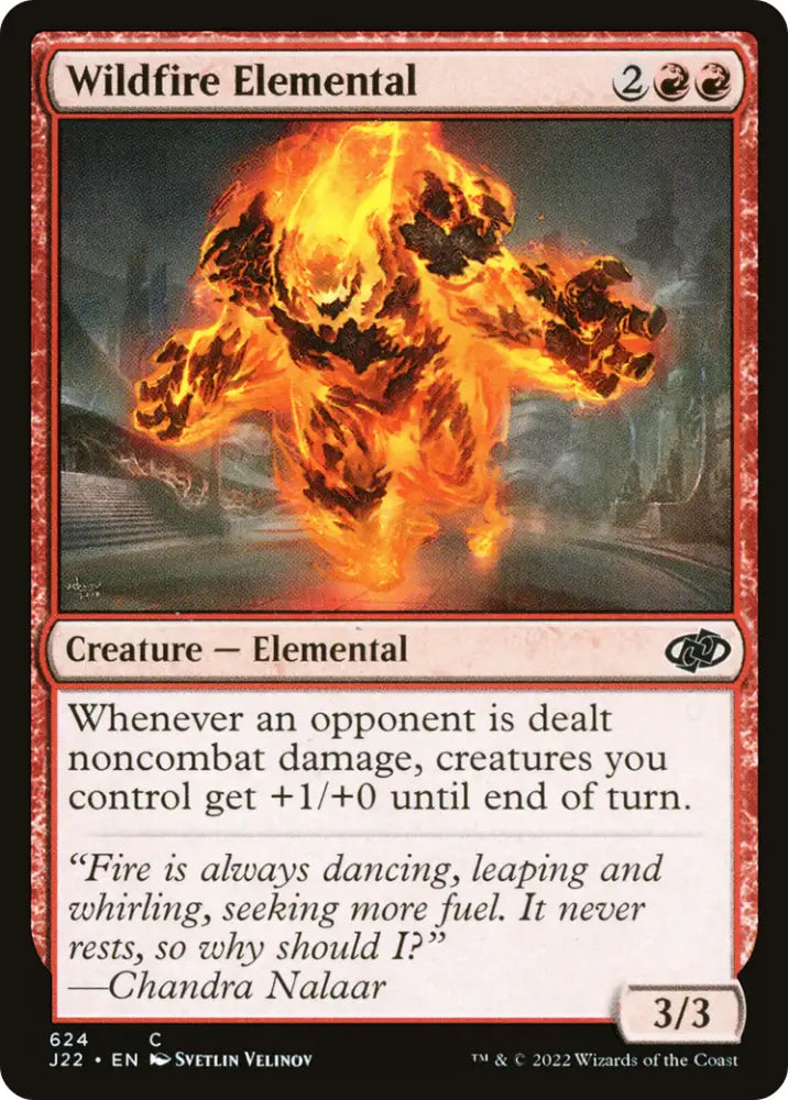 Wildfire Elemental [Jumpstart 2022] - MTG Single