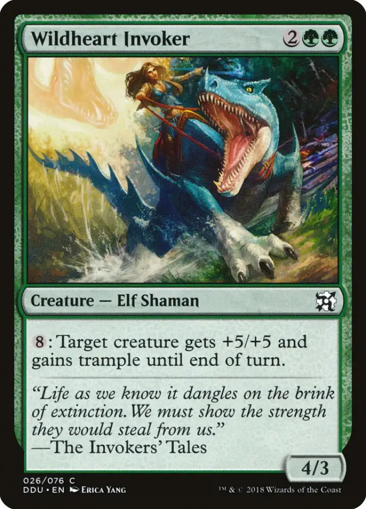 Wildheart Invoker [Duel Decks: Elves vs. Inventors] - MTG Single