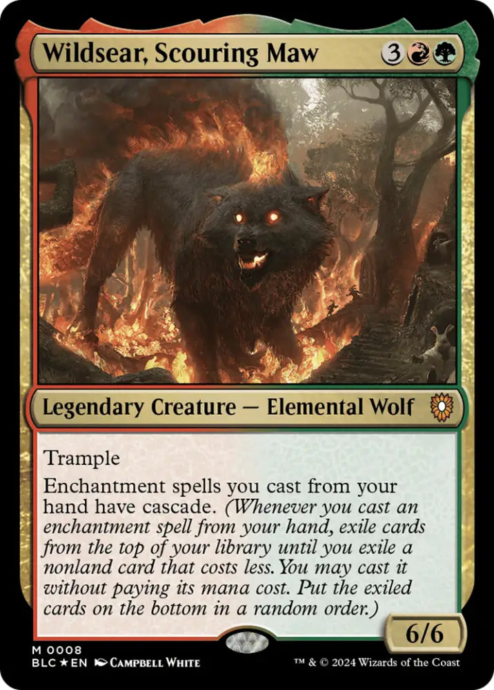 Wildsear Scouring Maw [Bloomburrow Commander] - MTG Single