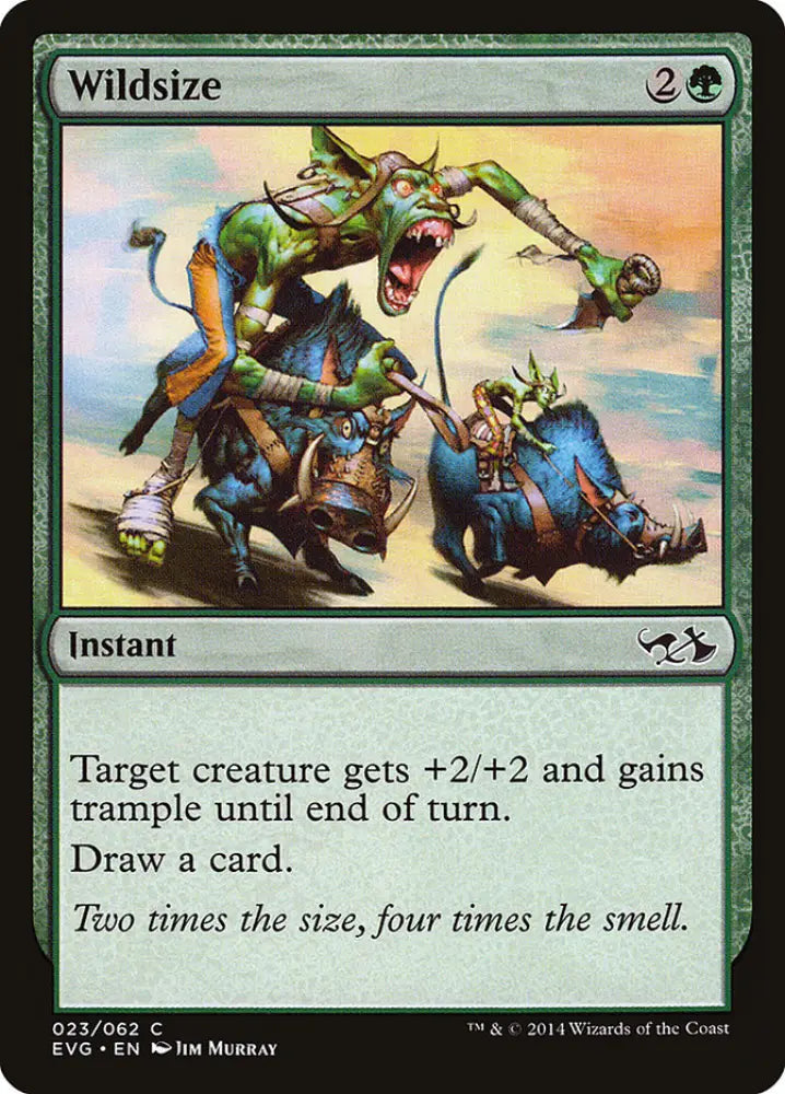 Wildsize (Elves vs. Goblins) [Duel Decks Anthology] - MTG Single