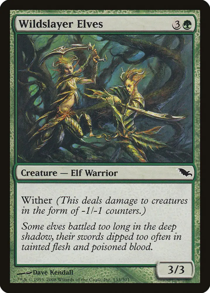 Wildslayer Elves [Shadowmoor] - MTG Single