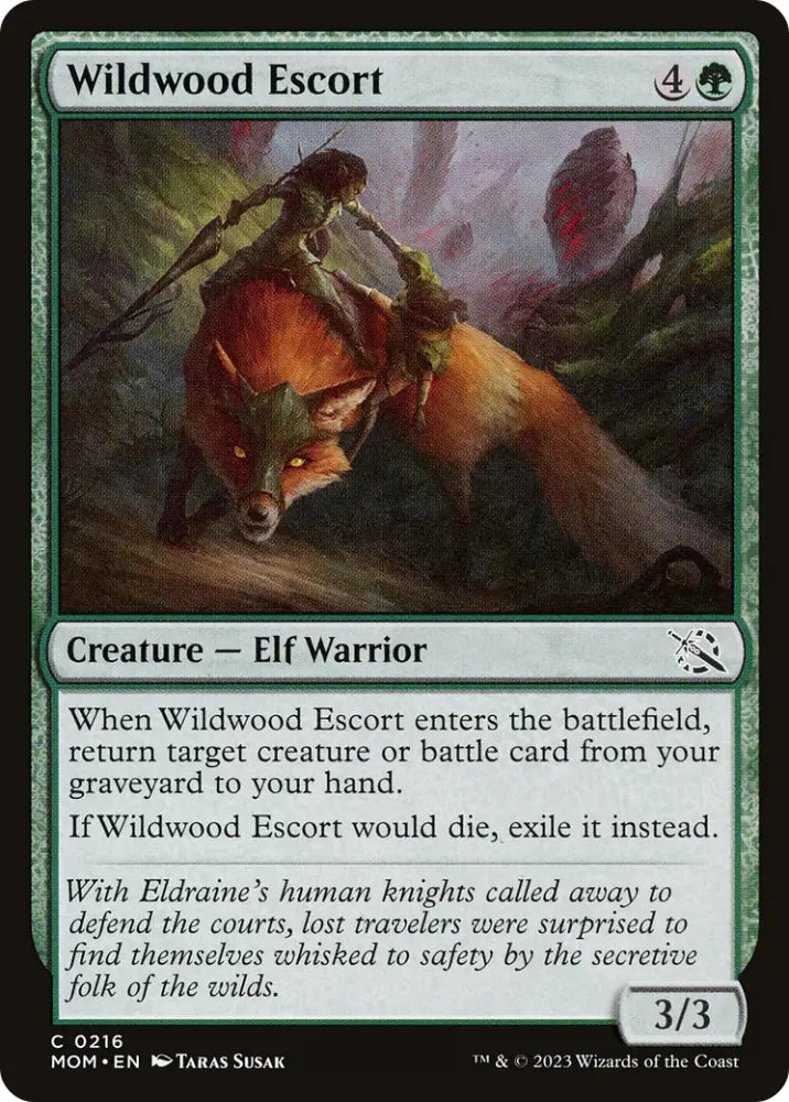 Wildwood Escort [March of the Machine] - MTG Single