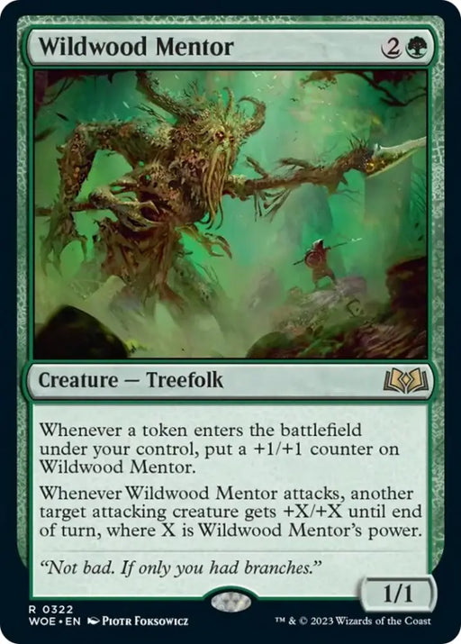 Wildwood Mentor [Wilds of Eldraine] - MTG Single
