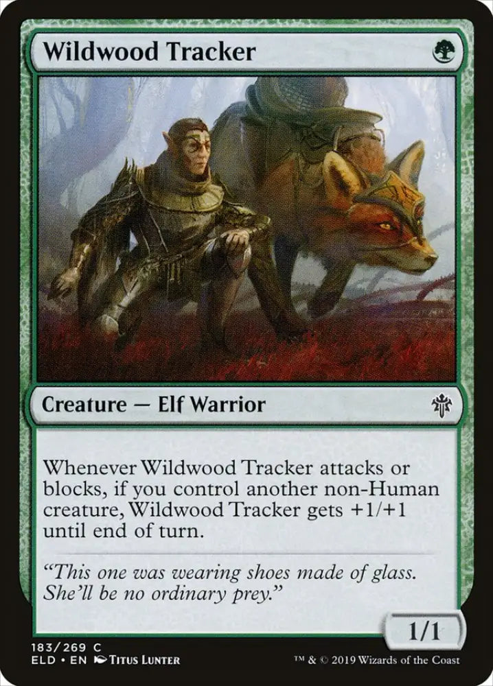 Wildwood Tracker [Throne of Eldraine] - MTG Single