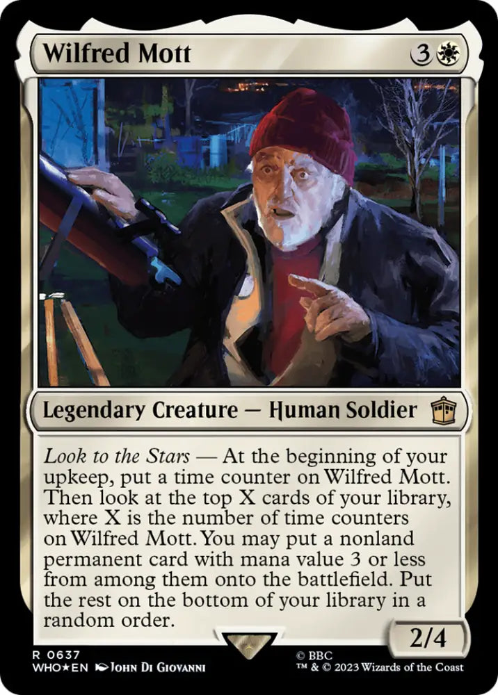 Wilfred Mott (Surge Foil) [Doctor Who] - MTG Single