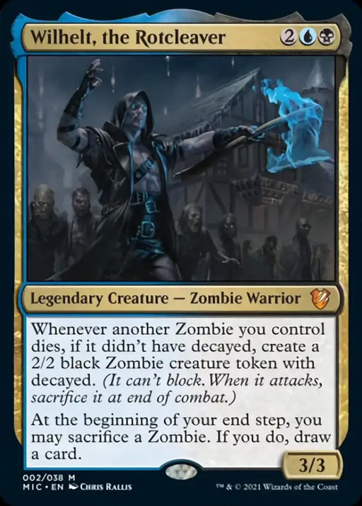 Wilhelt the Rotcleaver [Innistrad: Midnight Hunt Commander] - MTG Single