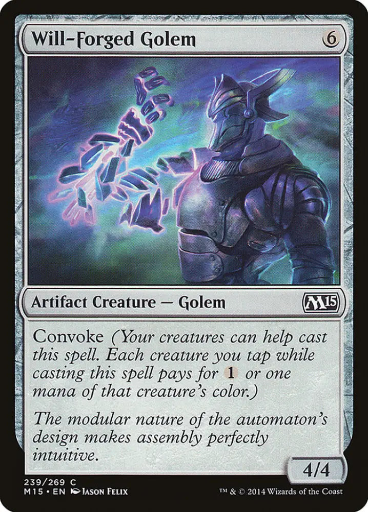 Will-Forged Golem [Magic 2015] - MTG Single