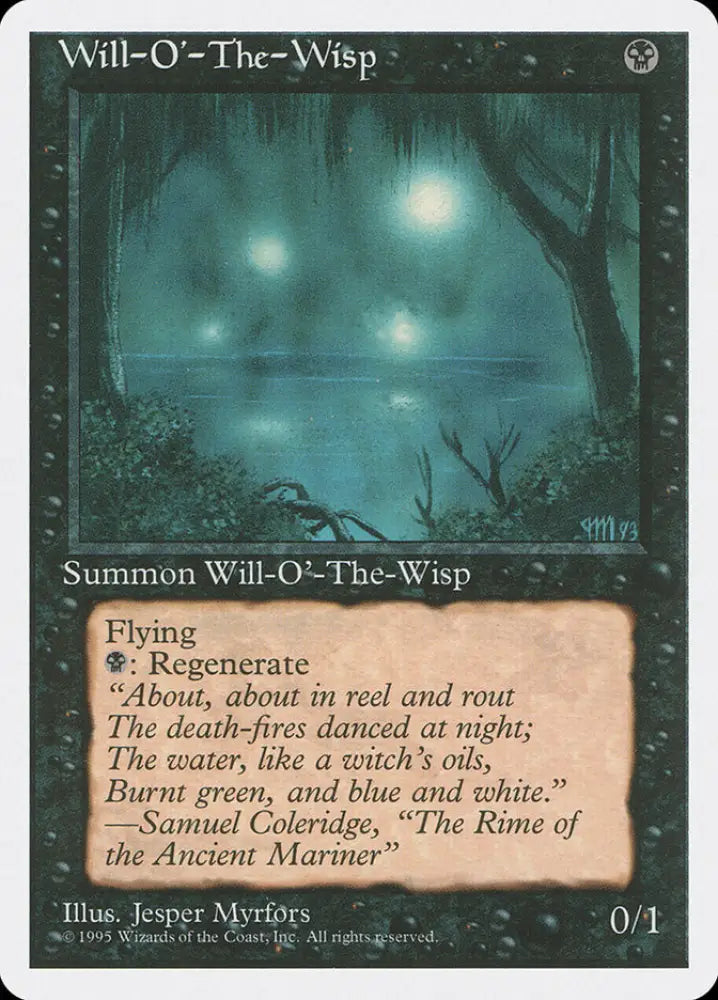 Will-o’-the-Wisp [Fourth Edition] - MTG Single