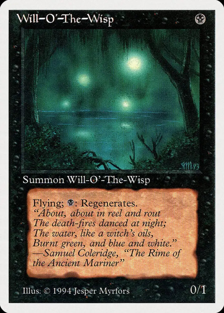 Will-o’-the-Wisp [Summer Magic / Edgar] - MTG Single